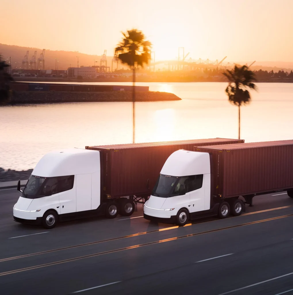 Tesla Semi kamion elektrik gjatë dorëzimeve të para në 2026