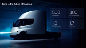 Tesla Semi kamion elektrik gjatë dorëzimeve të para në 2026