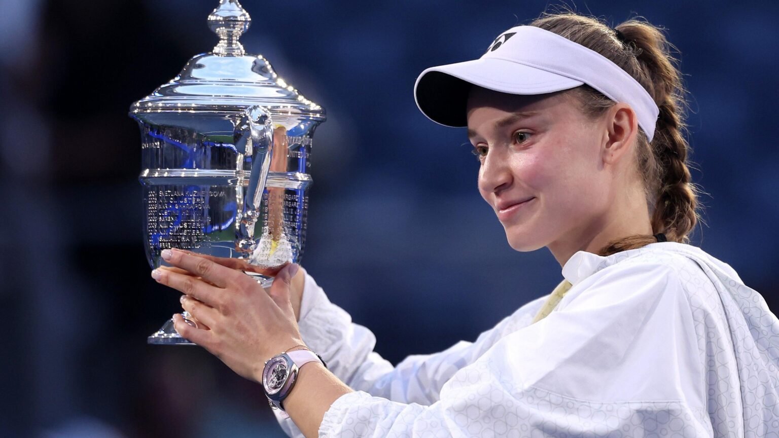 Elena Rybakina feston triumfin në US Open 2026 pas fitores ndaj Aryna Sabalenkës.