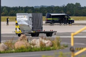 ensionet mes Gjermanisë dhe Rusisë janë përshkallëzuar pasi Berlini akuzoi Moskën për një tentativë sulmi me dron në aeroportin Leipzig/Halle.