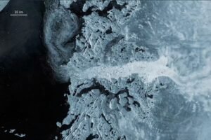 Satellite monitoring of polar ice loss