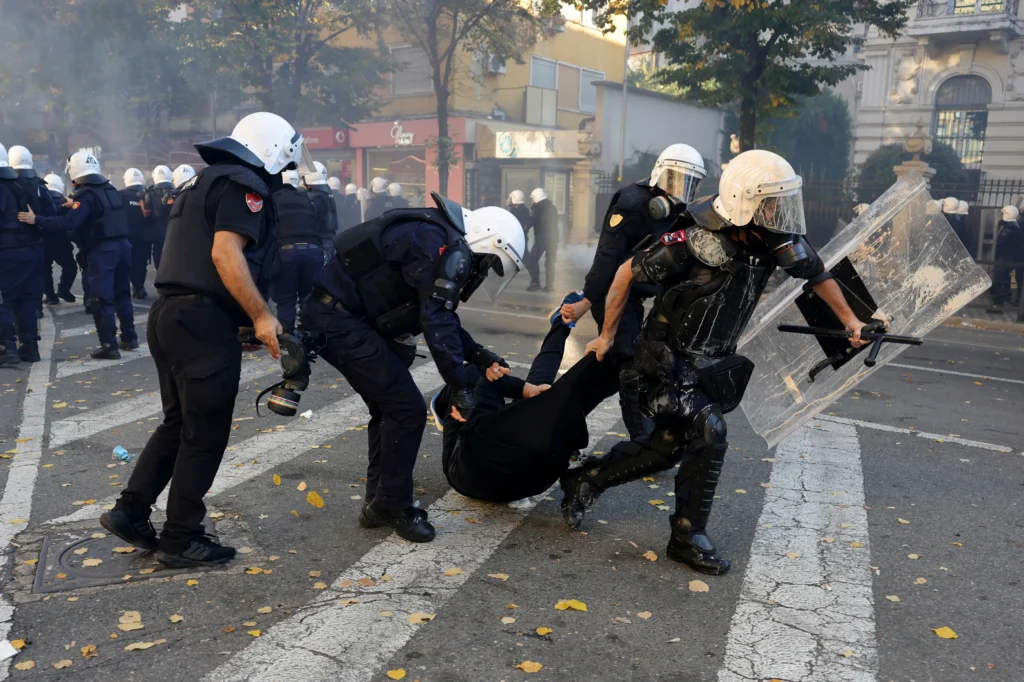 Protestat studentore në Tiranë më 15 tetor 2026